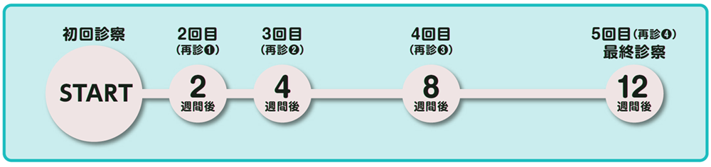禁煙治療スケジュール